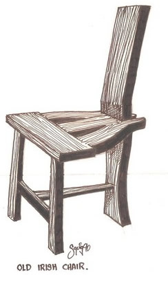 Old irish chair-Tuam chair